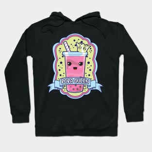 Cute Boba Queen Kawaii Bubble Tea Boba Anime Hoodie